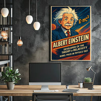Albert Einstein Theory Of Relativity Poster
