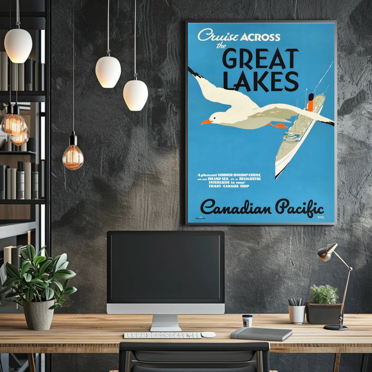Cruise Across The Great Lakes Poster