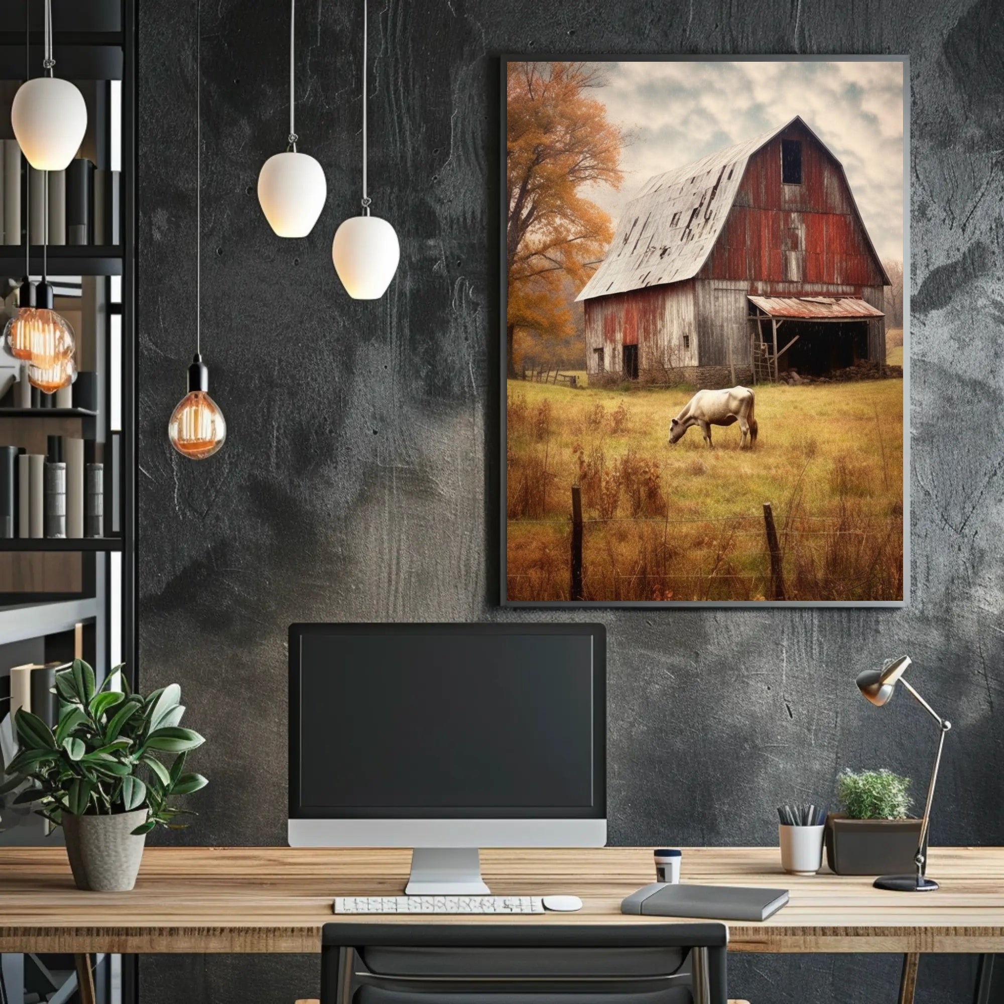 Tranquil Countryside Scene Poster