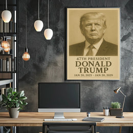 Donald Trump 47th President Poster