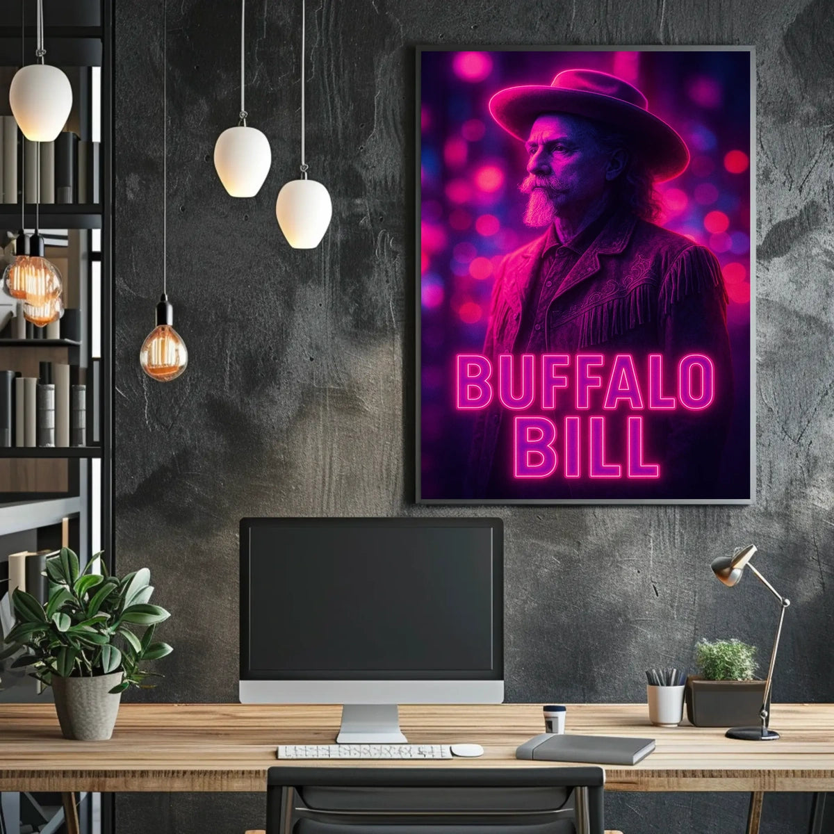 Buffalo Bill Iconic American Pop Culture Poster