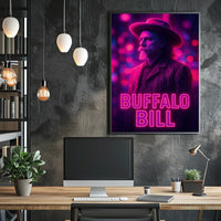 Buffalo Bill Iconic American Pop Culture Poster