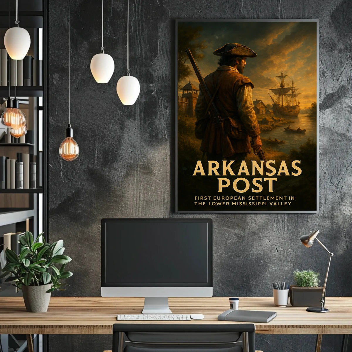 Arkansas Post First European Poster
