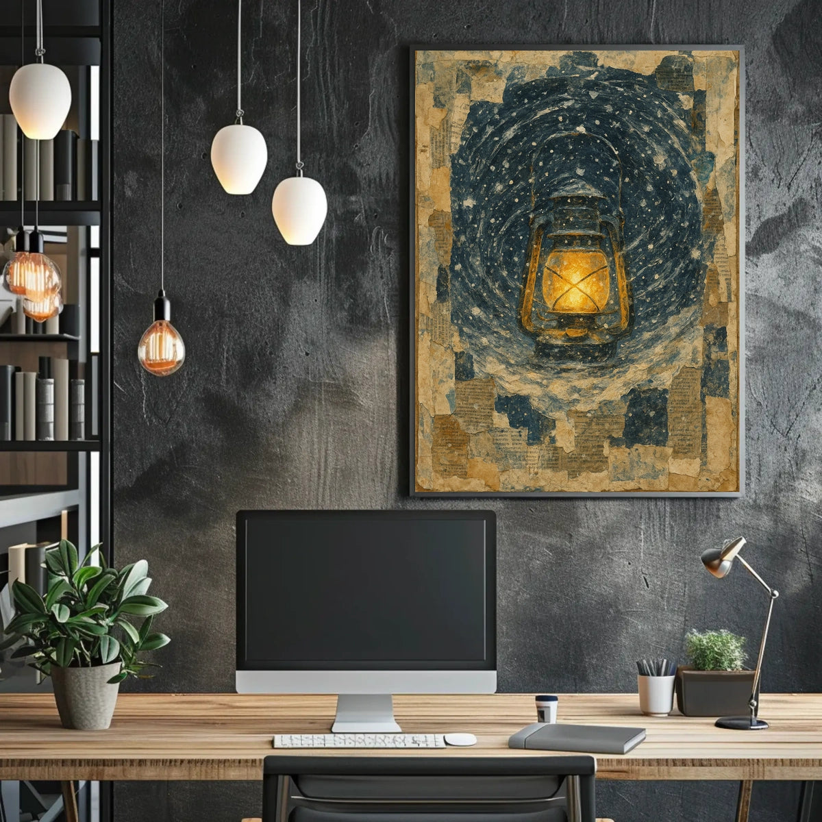 Lantern In The Night Poster