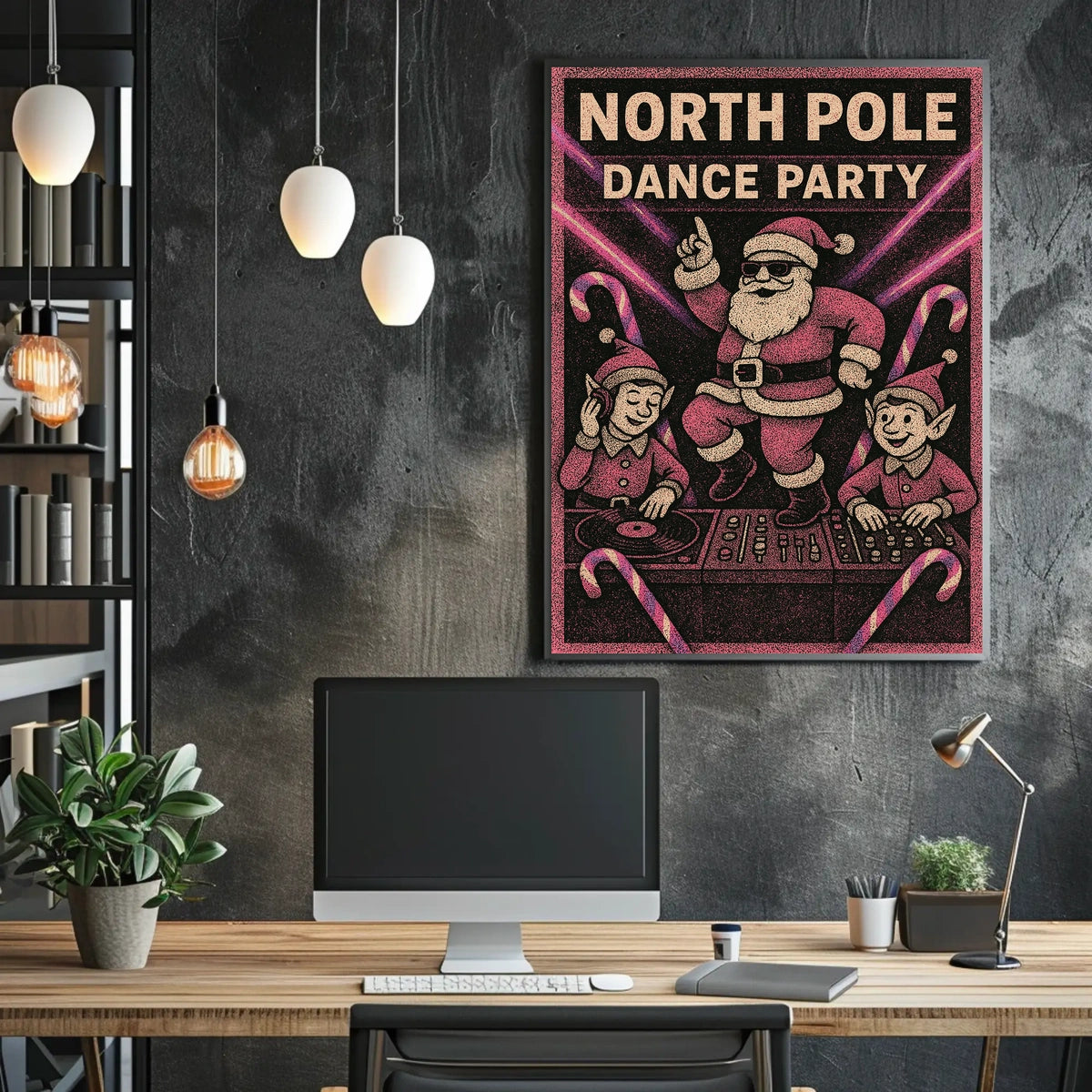 North Pole Dance Party Poster