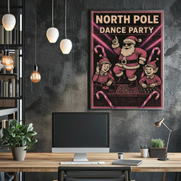 North Pole Dance Party Poster