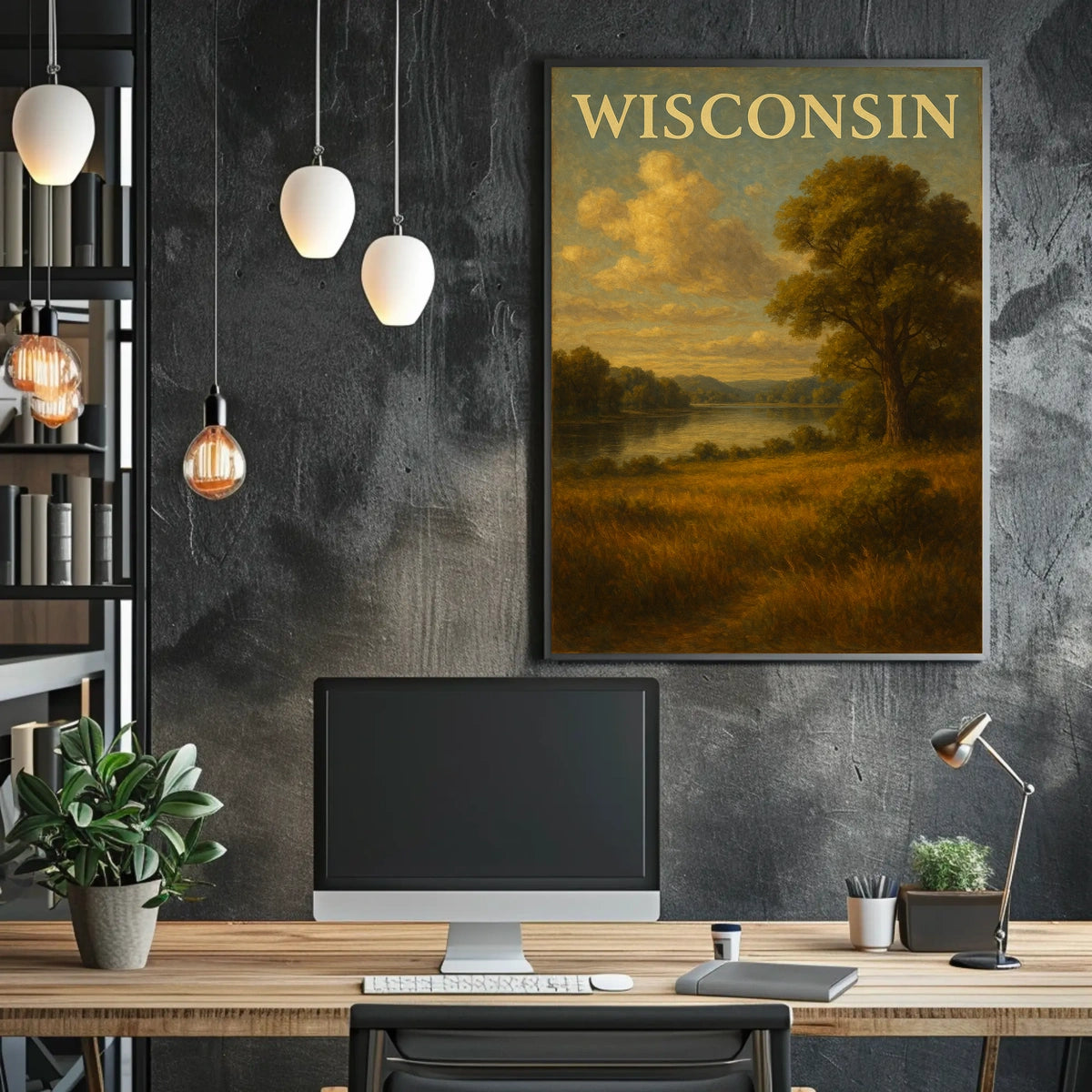 Scenic Wisconsin Landscape Poster
