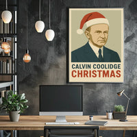 Calvin Coolidge Christmas Poster