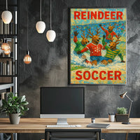 Reindeer Soccer Extravaganza Poster