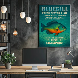 Meet the Colorful Bluegill Poster