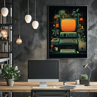 Retro Tech Fusion Poster
