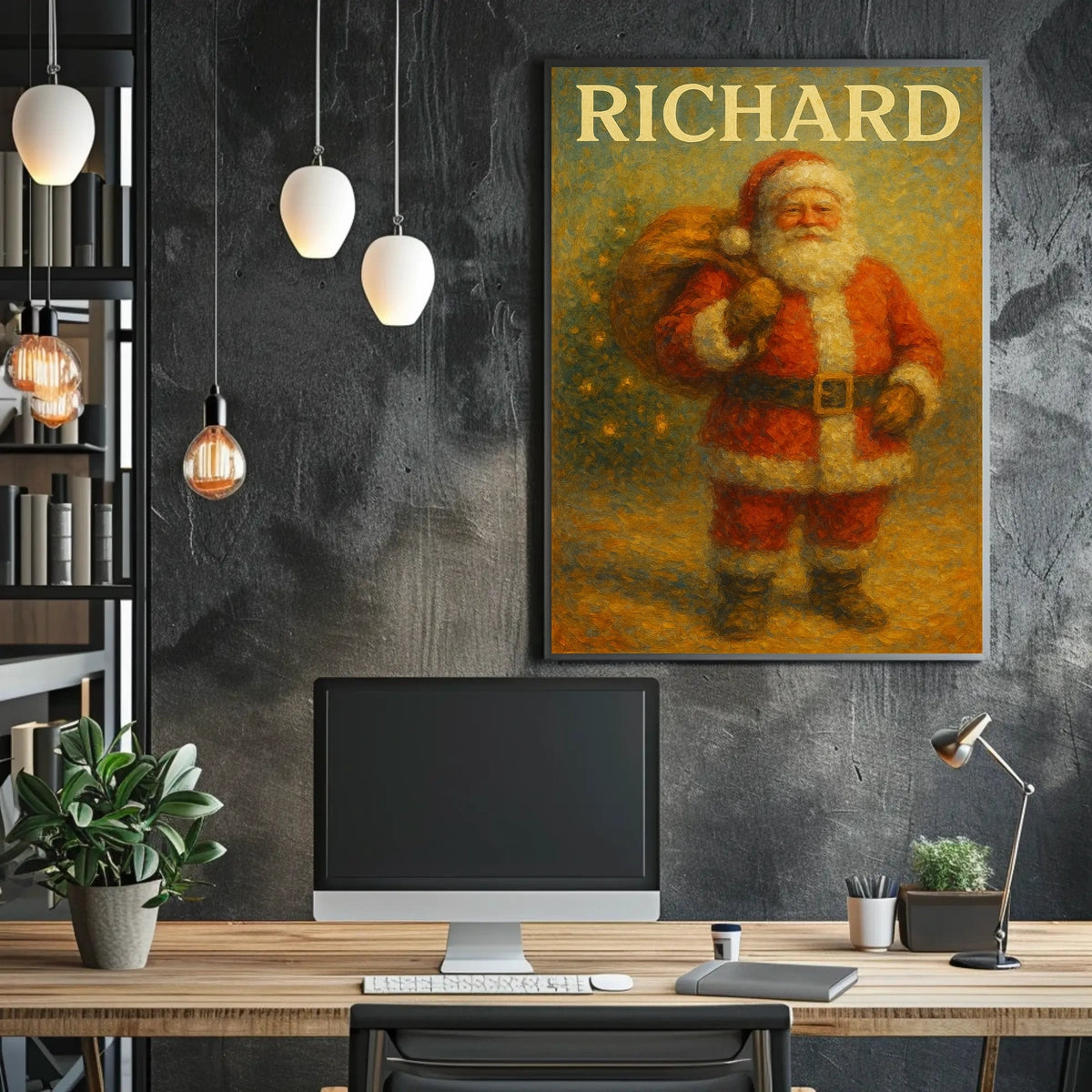 Santa Claus Christmas Cheer Holiday Cultural Poster