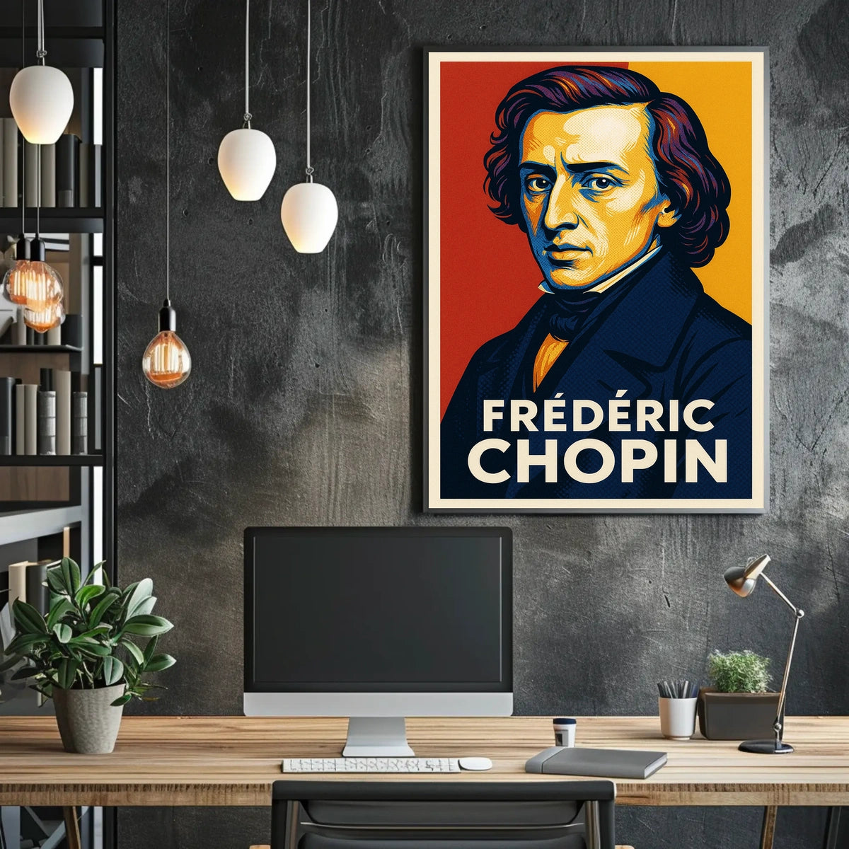 Frédéric Chopin A Tribute In Art Poster