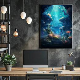 Enchanted Underwater Realm Poster
