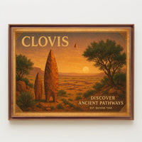 Discover Ancient Pathways Travel Poster