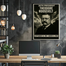 Theodore Roosevelt 26Th President Poster