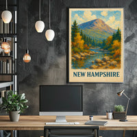 Scenic New Hampshire Landscape Poster