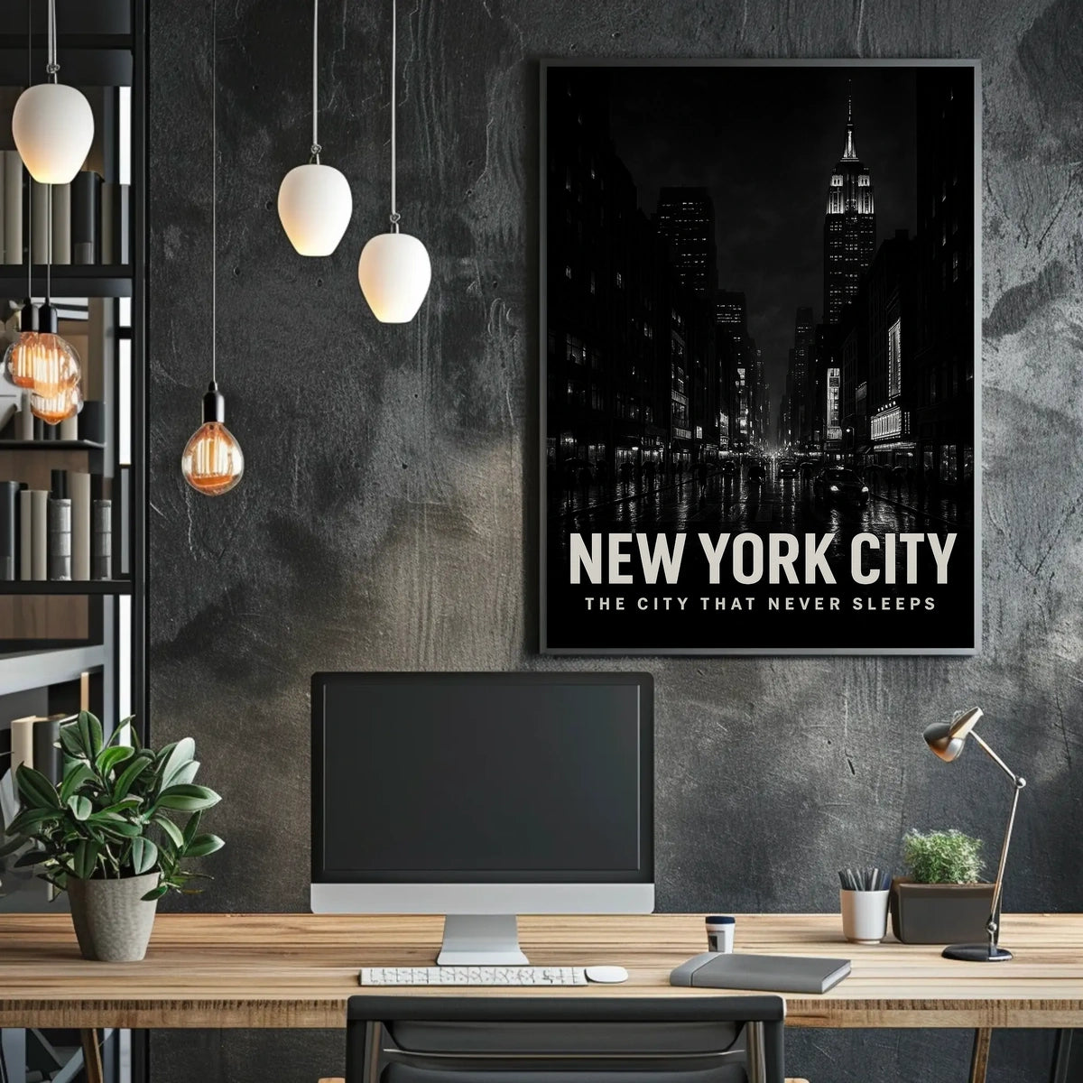 New York City The City That Never Sleeps Poster