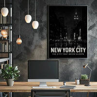 New York City The City That Never Sleeps Poster