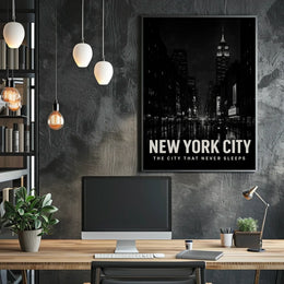 New York City The City That Never Sleeps Poster