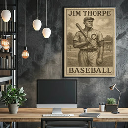 Vintage Baseball Celebration Art Poster