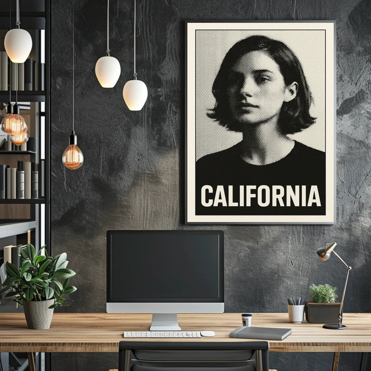 California Portrait Poster