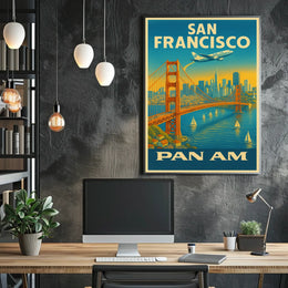 Pan Am San Francisco Poster