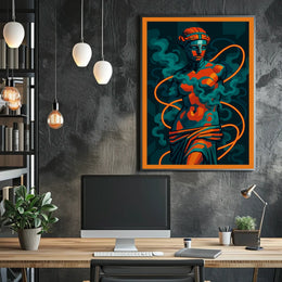 Stylized Venus de Milo Modern Art Abstract Poster