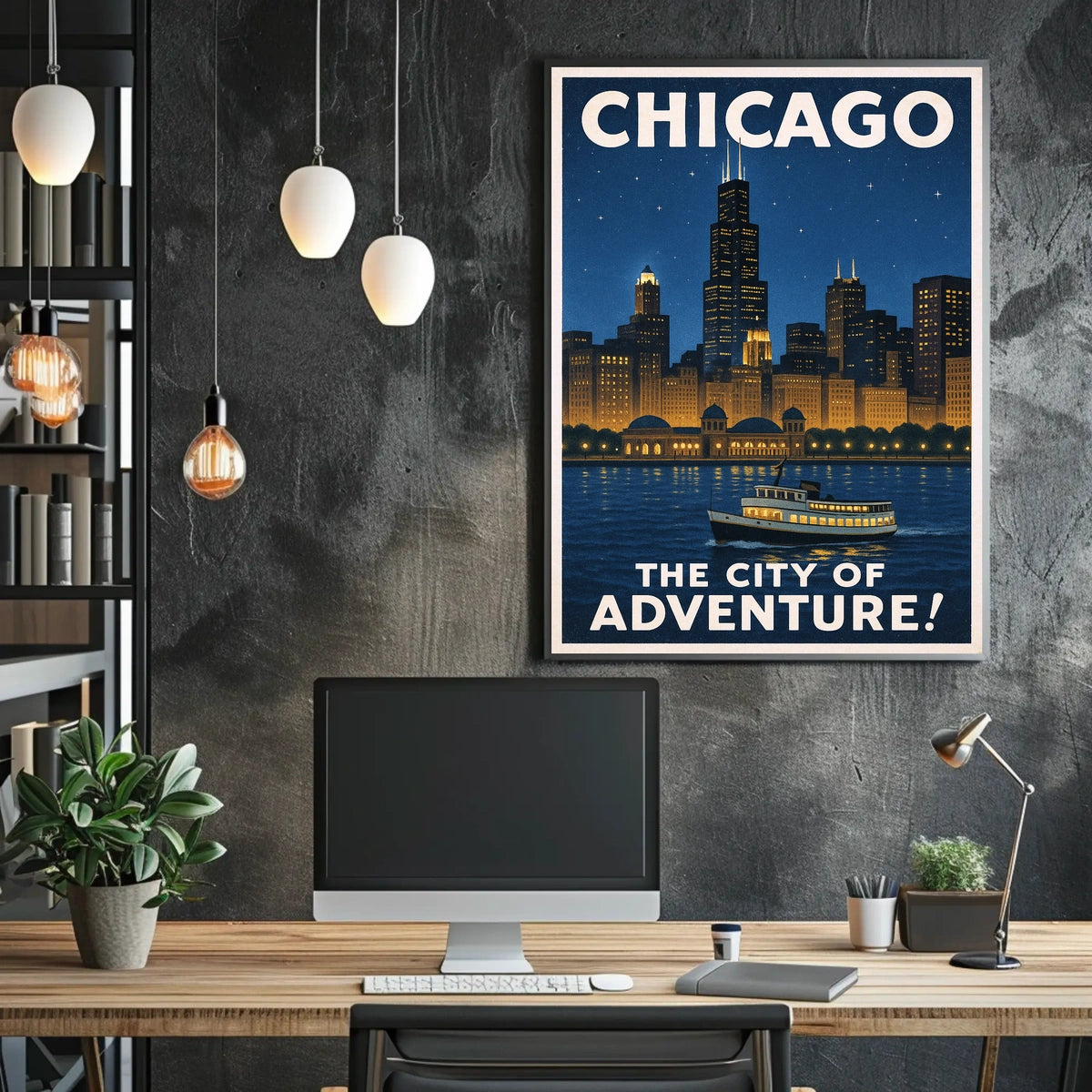 Chicago The City of Adventure Poster