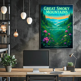 Great Smoky Mountains National Park Poster PosterGoat