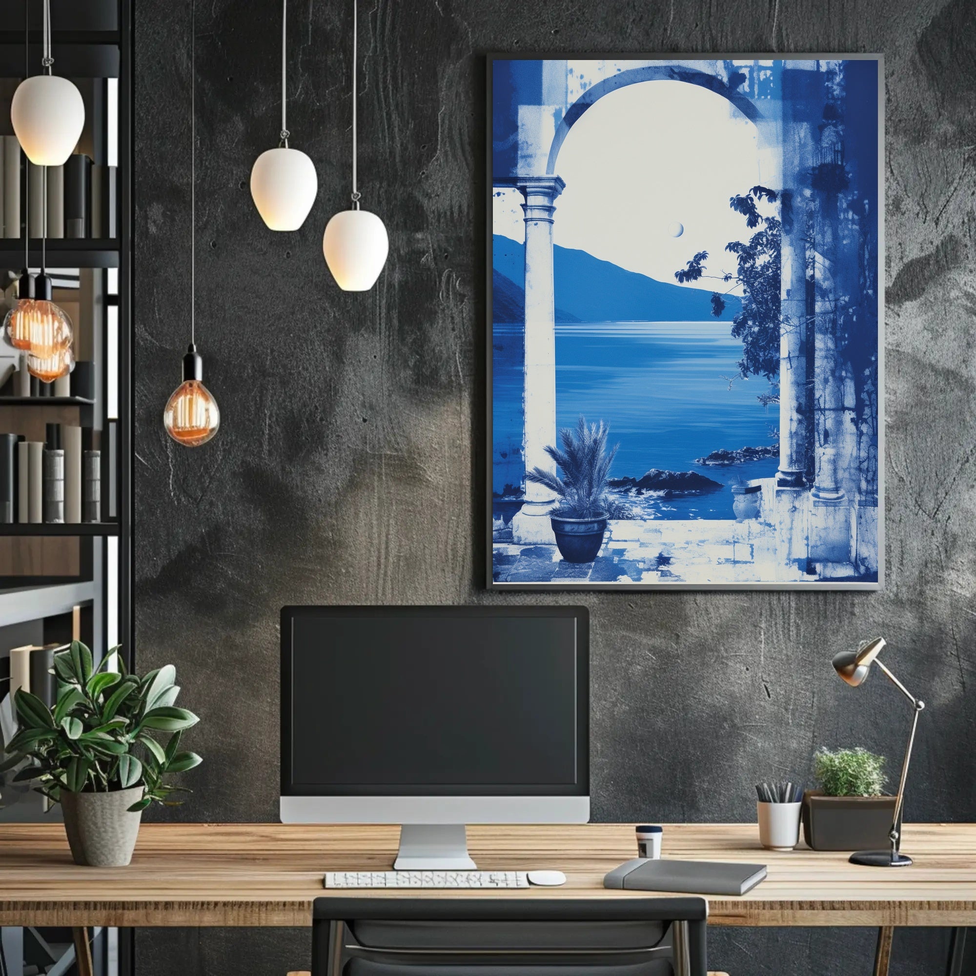 Serene Coastal View Poster