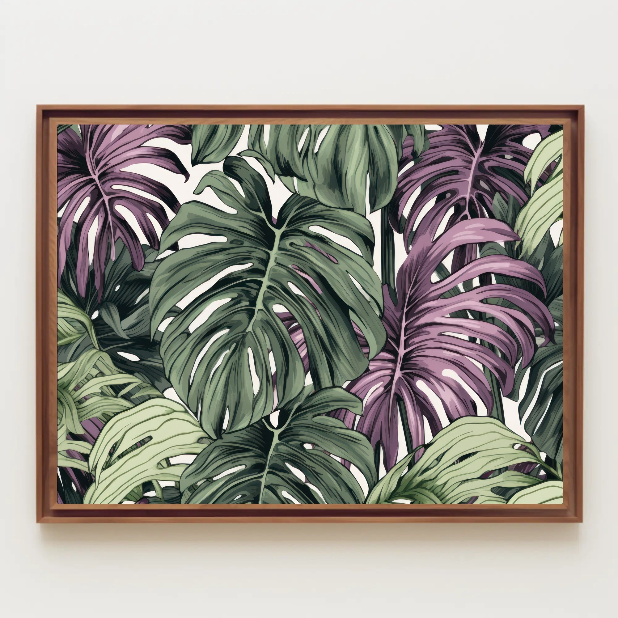 Tropical Foliage Art Poster
