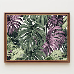 Tropical Foliage Art Poster