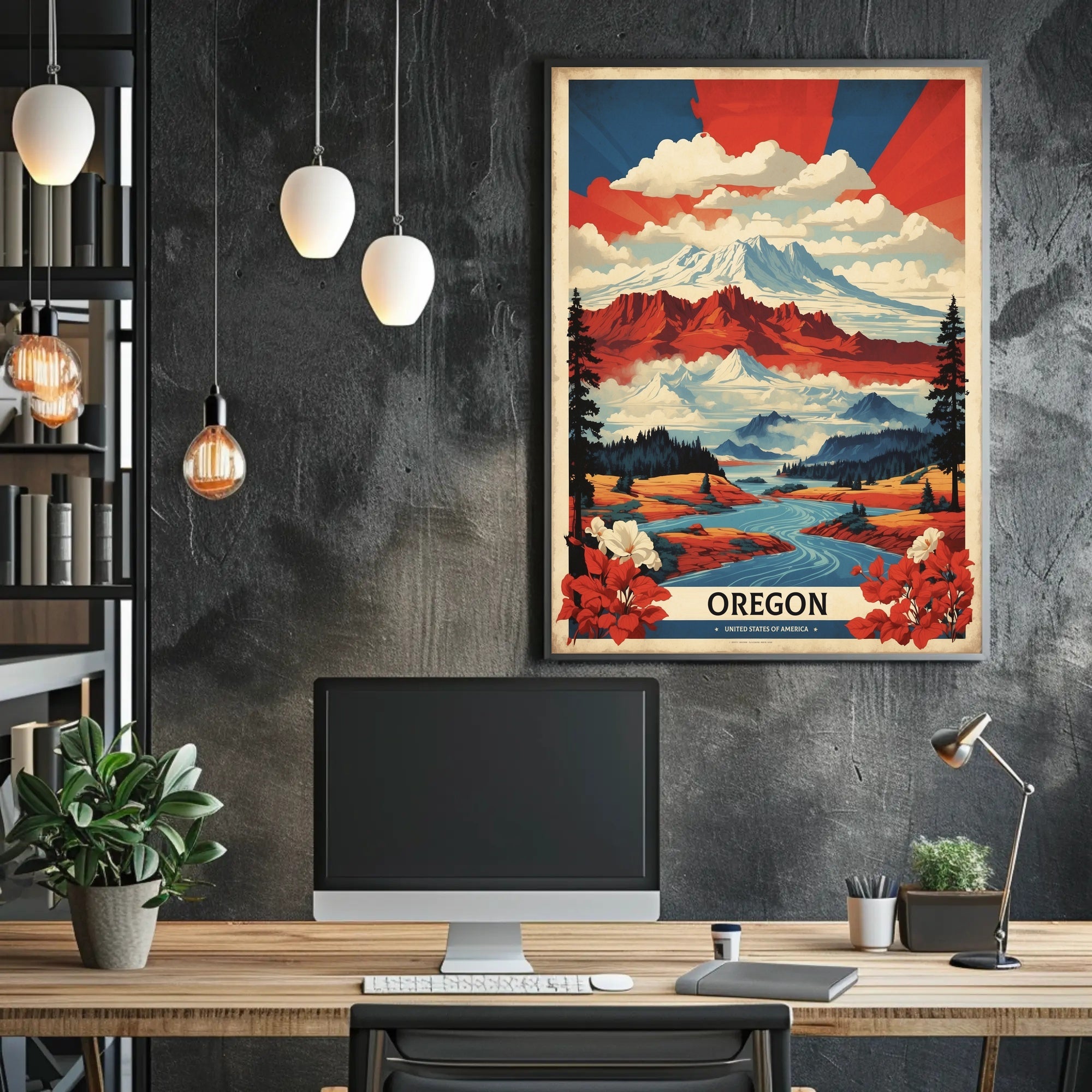 Oregon's Scenic Beauty National Park Poster