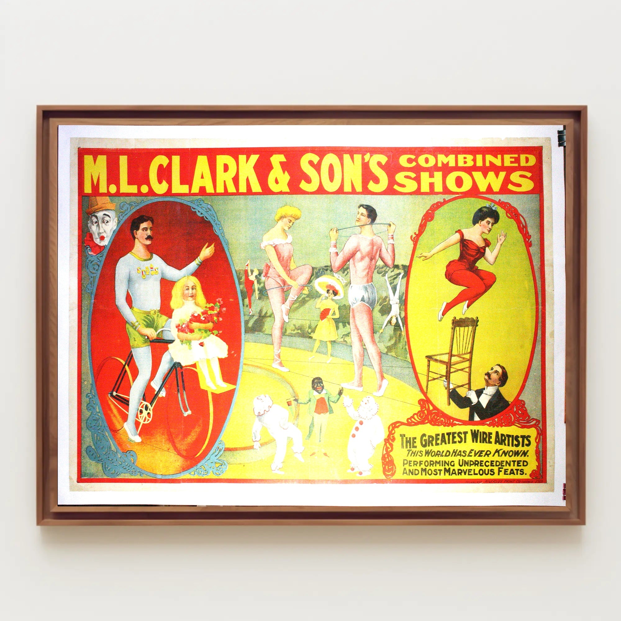M.L. Clark & Son's Combined Shows Poster