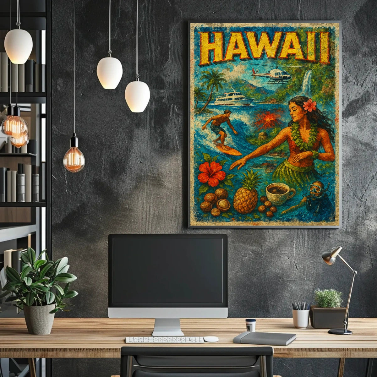 Hawaii Adventure Poster