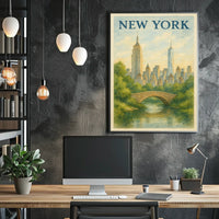New York Cityscape Poster