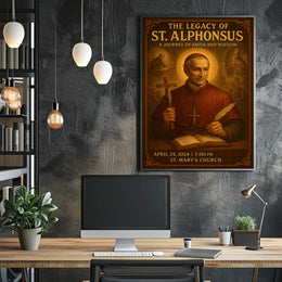 The Legacy of St. Alphonsus Poster PosterGoat