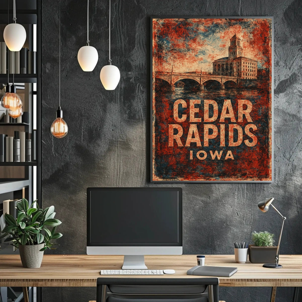 Cedar Rapids, Iowa Poster