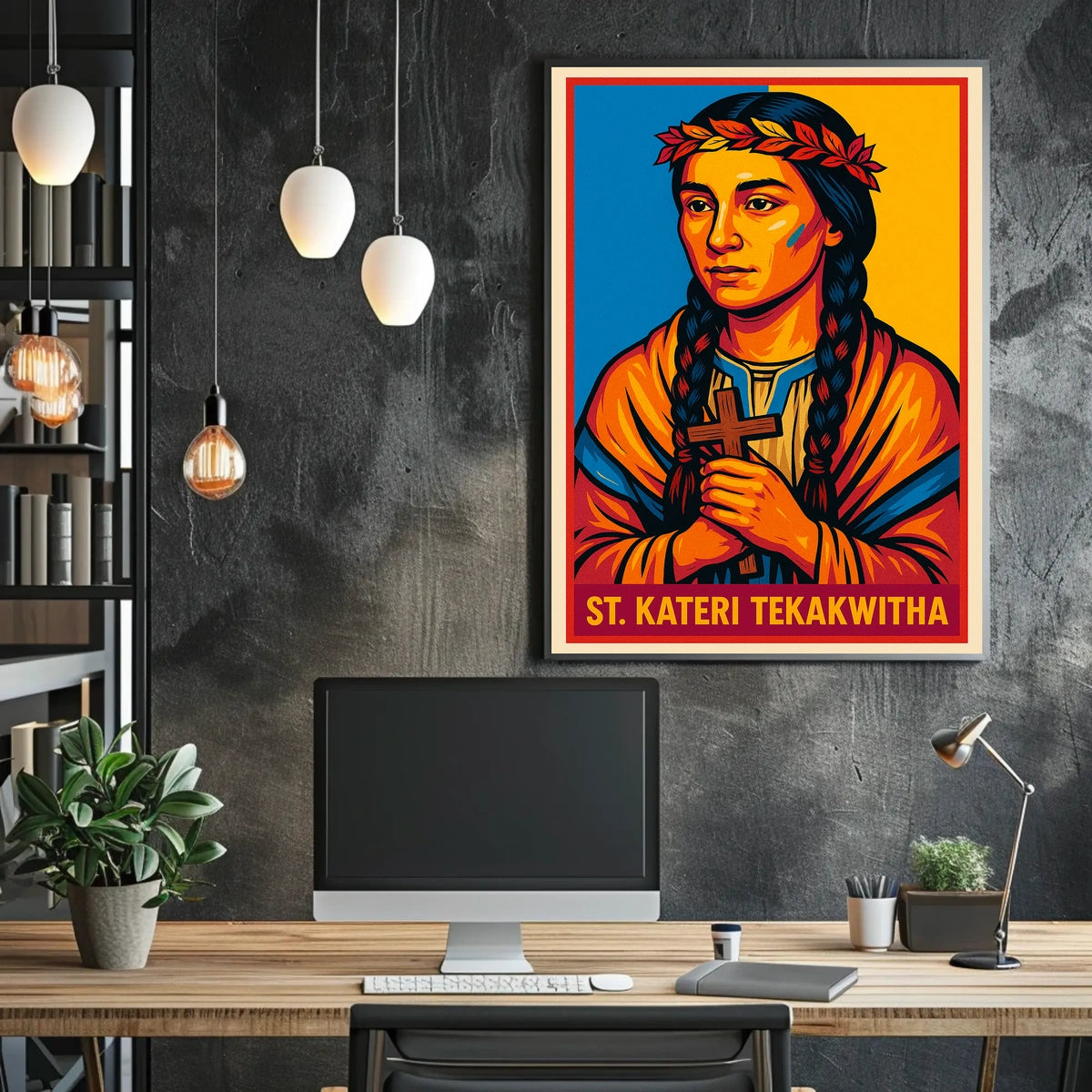 St. Kateri Tekakwitha Poster