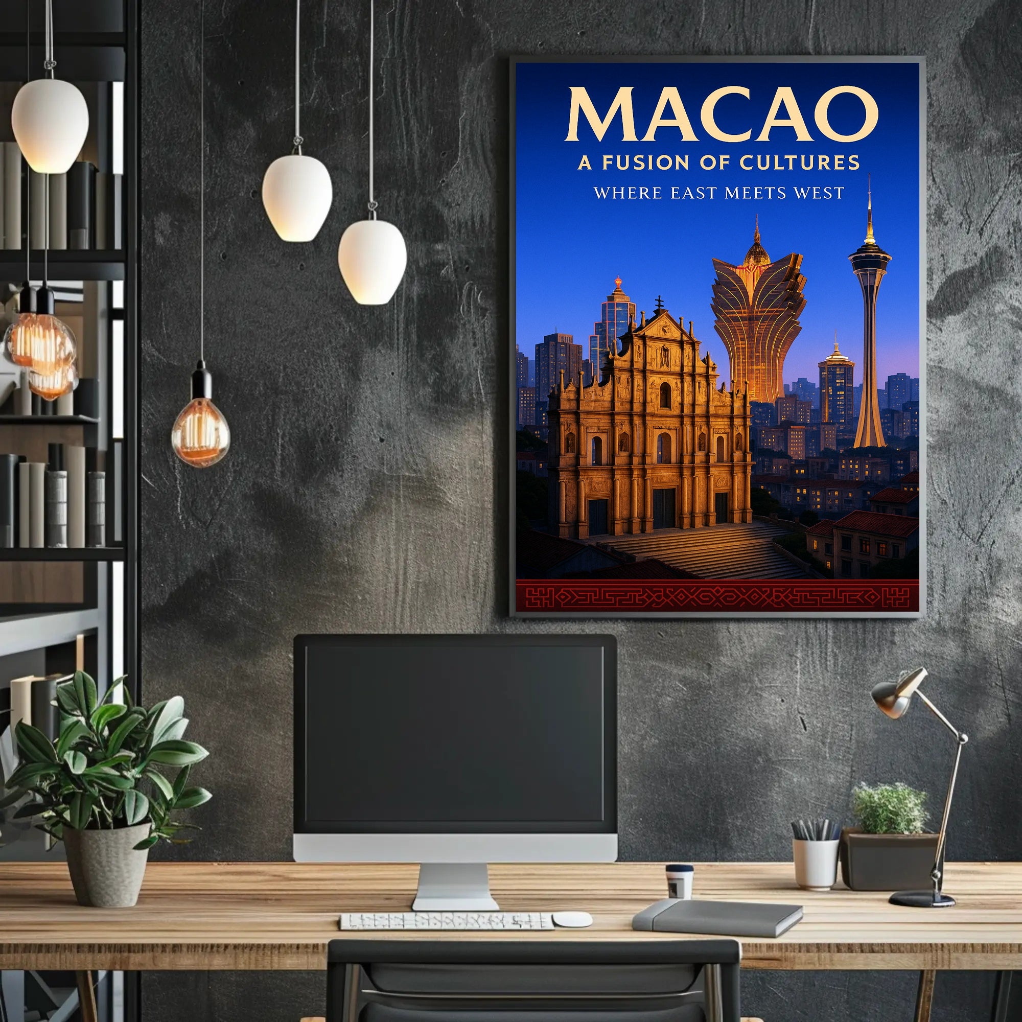 Macao A Fusion of Cultures Poster PosterGoat