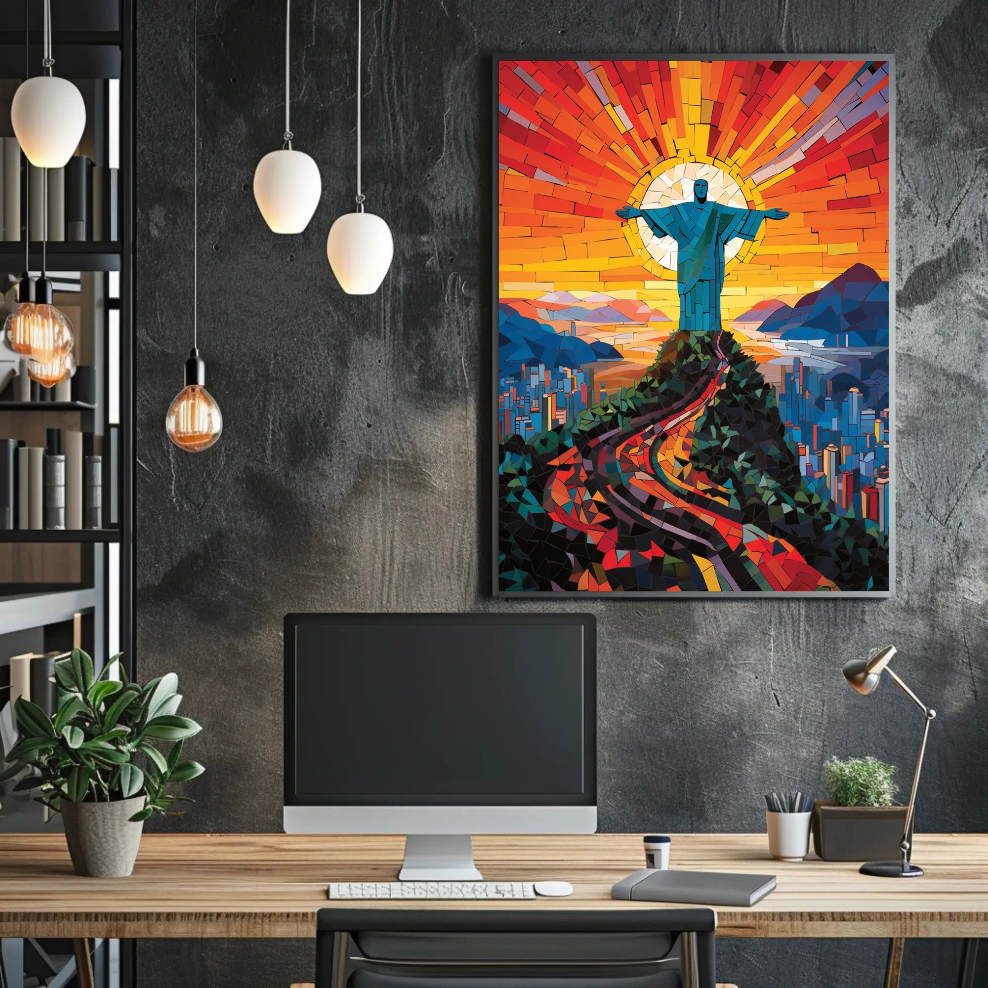 Radiant Christ The Redeemer Poster