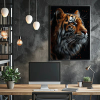 Majestic Tiger Portrait Poster