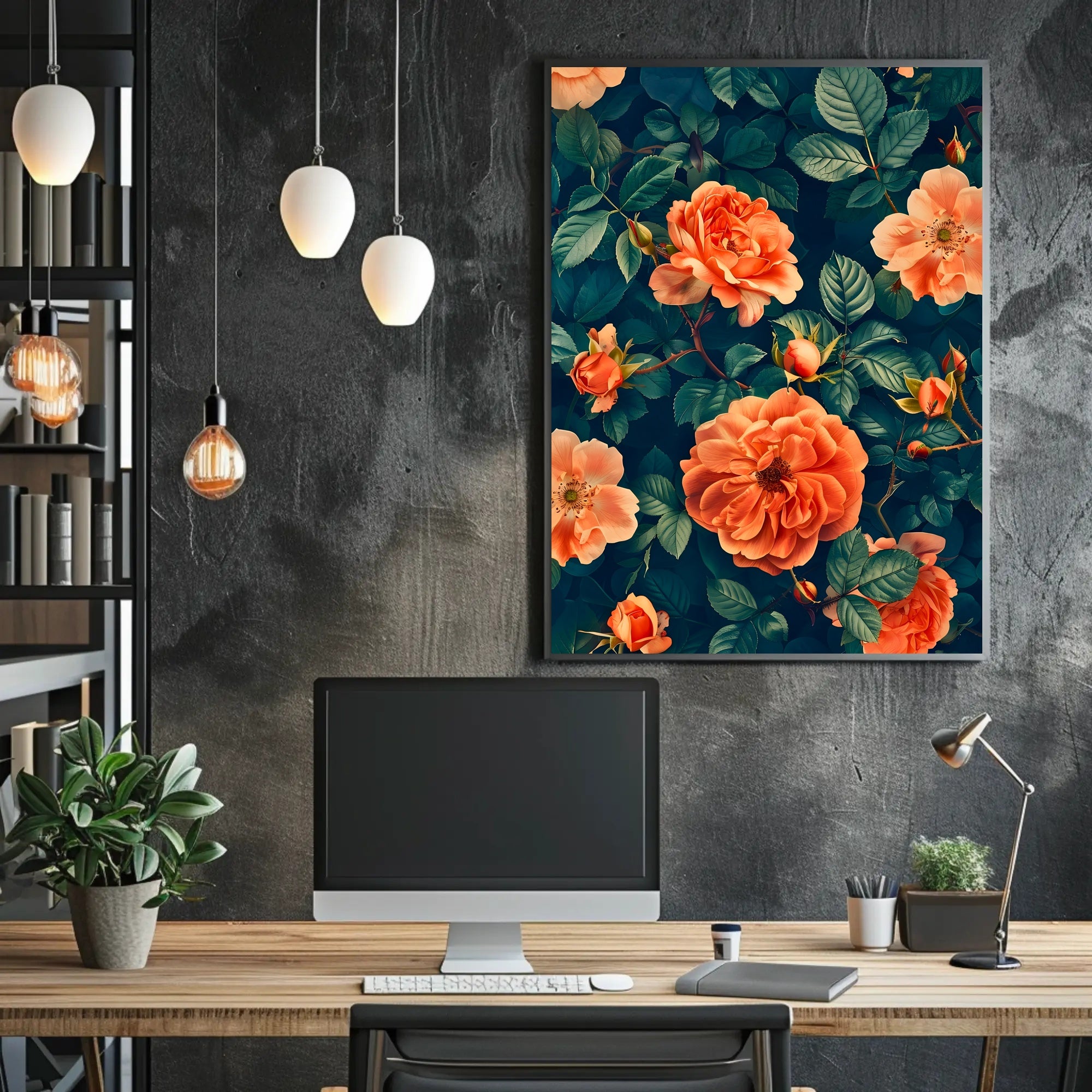 Floral Elegance William Morris Art Poster