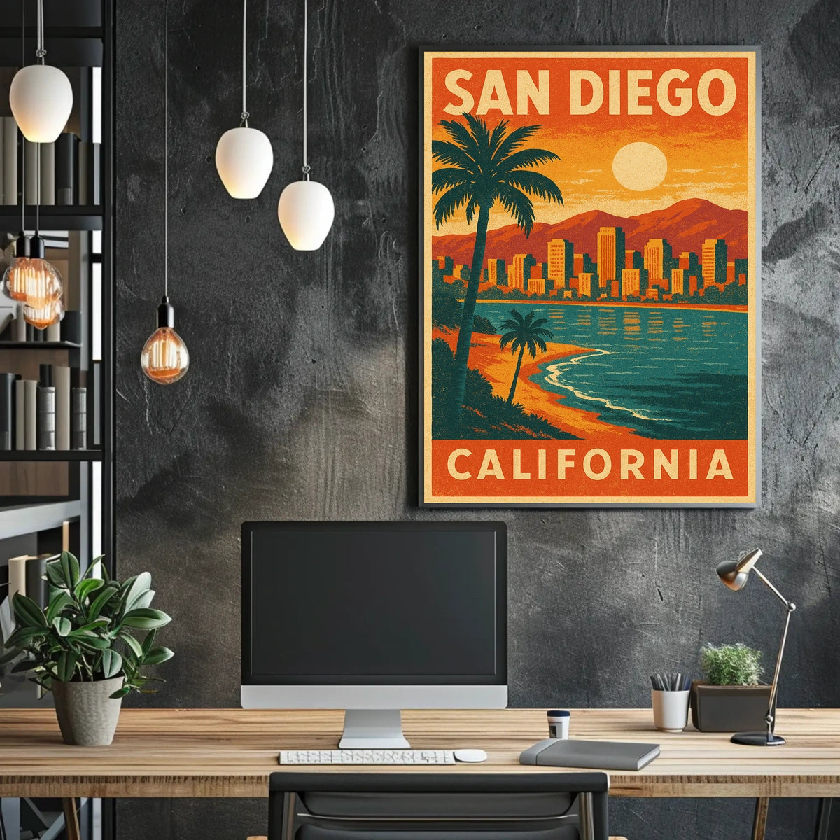 San Diego Travel Poster