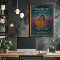 Spiritual Majesty Explore the Eternal City Poster