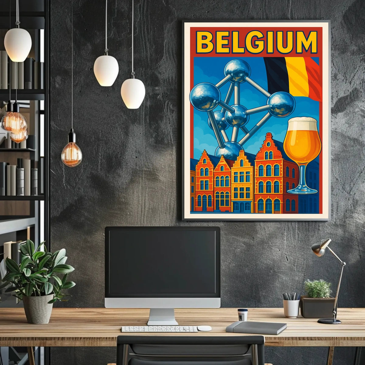 Belgium A Cultural Mosaic Poster