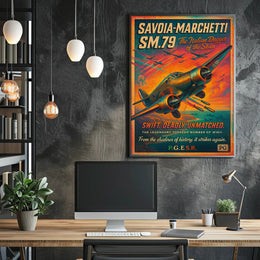 The Italian Dagger: WWII Aircraft Propaganda Poster
