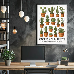Cactus & Succulent Collection Poster