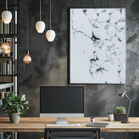 Cracked Ice Arctic Landscape Artistic Poster